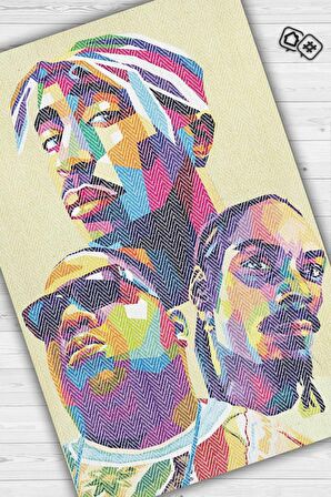 Homshtag 3 Efsane Pamuklu Dokuma Tabanlı Yıkanabilir Kaymaz Dekoratif Halı