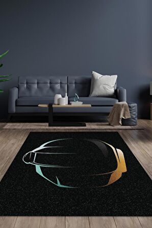 Homshtag Daft Punk Dokuma Tabanlı Yıkanabilir Kaymaz Dekoratif Halı