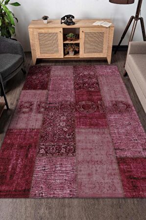 Homshtag Cesur Ol Pamuklu Dokuma Tabanlı Yıkanabilir Kaymaz Dekoratif Ev Halısı