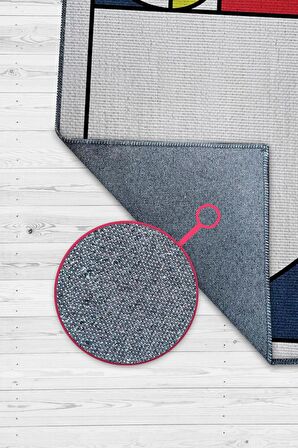 Homshtag Altın Oran, Minimalist Oda Dekoru, Sanat Halısı, Geometrik Oturma Odası Halısı, Pamuklu Dokuma Tabanlı Yıkanabilir Dekoratif Salon Halısı