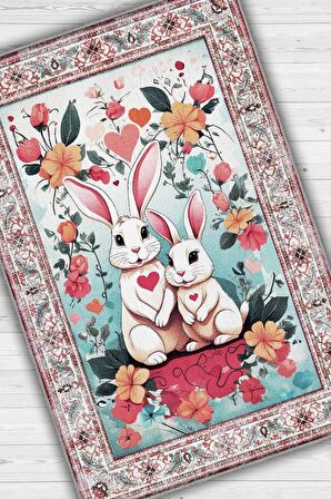 Homshtag Çok Renkli Halı Dokulu Çocuk Odası Halısı Dokuma Rustik Çocuk Halısı Modern Temalı Halı