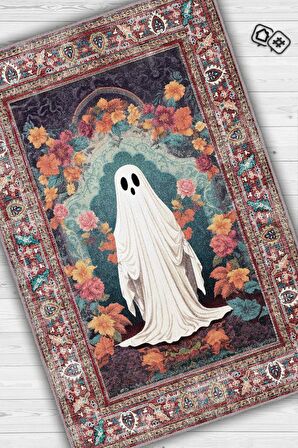 Homshtag Haylet Temalı Dijital Baskılı Halı Modern Halı Dokuma Tabanlı Çok Renkli Salon Halısı