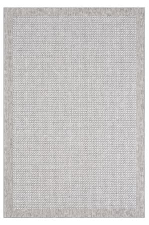 Konfor Sisalux 3093 Krem Jüt Tabanlı Modern Dokuma Kilim Sisal Hasır Halı