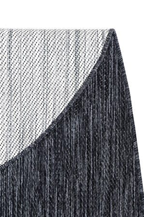 Konfor Halı Tema 9034 Lacivert Sisal Hasır İç Dış Mekan Kilim Dekoratif Bahçe Balkon Salon Halısı