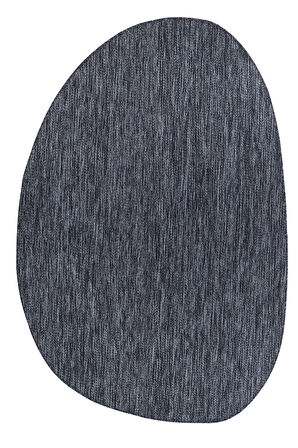 Konfor Halı Tema 9034 Lacivert Sisal Hasır İç Dış Mekan Kilim Dekoratif Bahçe Balkon Salon Halısı