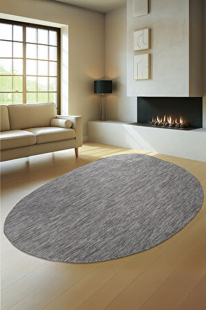 Konfor Halı Tema 9035 Gri Sisal Hasır İç Dış Mekan Kilim Dekoratif Bahçe Balkon Salon Halısı