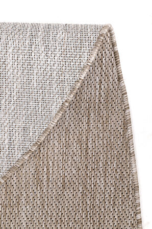 Konfor Halı Tema 9040 Bej Sisal Hasır İç Dış Mekan Kilim Dekoratif Bahçe Balkon Salon Halısı