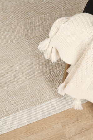 Sisalux 3085 Bej Krem Sisal Dokuma Jüt Kilim Hav Toz Vermez Halı Salon Mutfak Oturma Odası Halısı