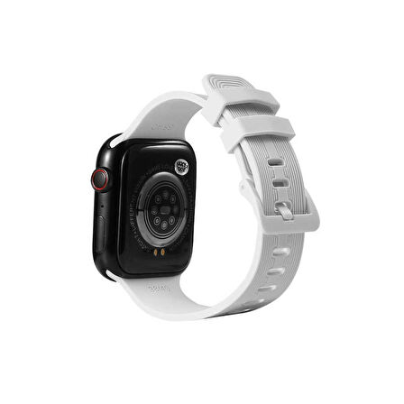 Apple Watch Uyumlu 7 45mm KRD-23 Silikon Kordon 