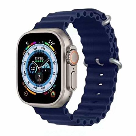 Apple Watch Uyumlu 42mm Zore KRD-75 Silikon Kordon 