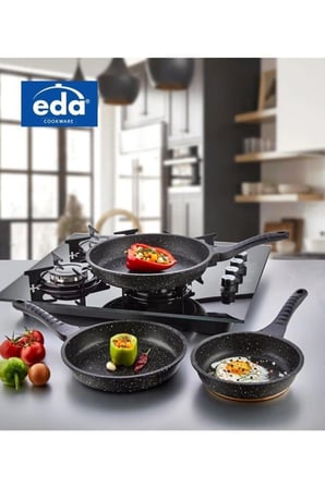 Eda 3'lü Döküm Tava Seti ZK-902