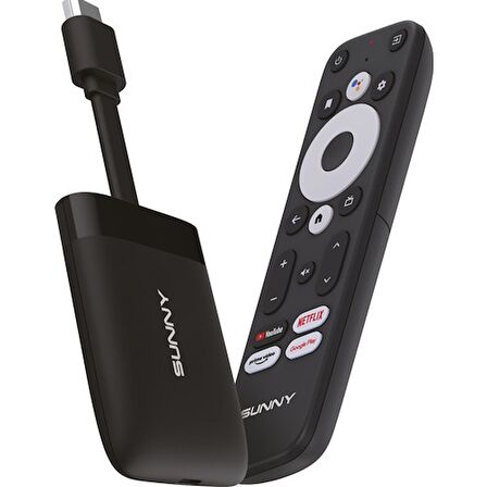 Sunny Prime 4K Ultra HD Android TV Stick