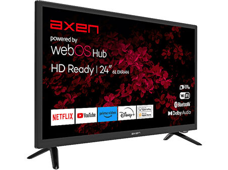 AXEN AX24LEDI262C-S 24 inç 60 Ekran Uydu Alıcılı Smart webOS TV