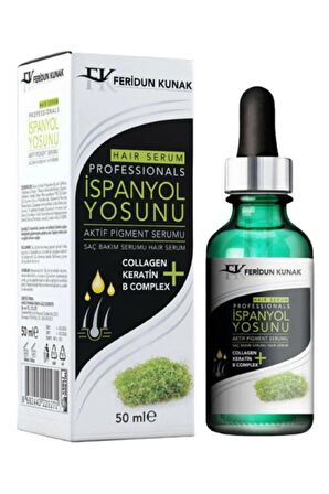 Feridun Kunak İspanyol Yosunu Collagen Keratin B Complex Hair Serum 50 ml