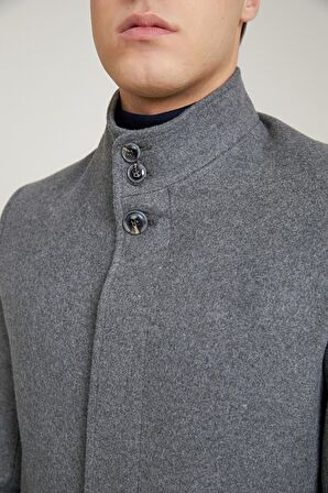 Ds Damat Antrasit Palto 5HF08ORT10002