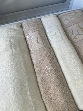 NURPAK BAMBU HAMAM TAKIMI BEJ-KREM