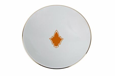 Porland Morocco Desen3 Turuncu Çukur Tabak 19cm