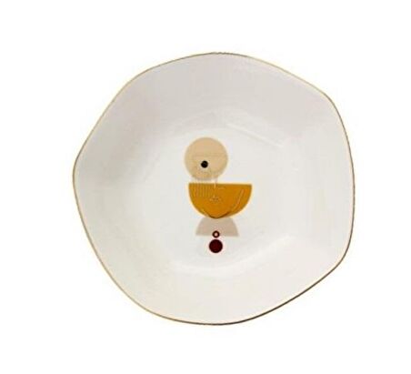 Porland Abstract Serisi 19cm Kase Desen2