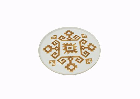 Porland Arabesque Serisi 18cm Düz Tabak Desen1