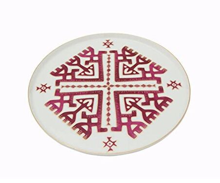 Porland Arabesque Serisi 27cm Düz Tabak Desen6