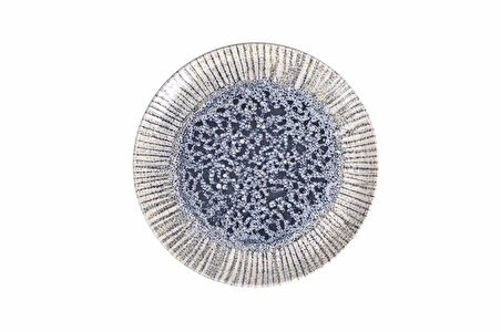 Porland Iris Blue Düz Tabak 20cm