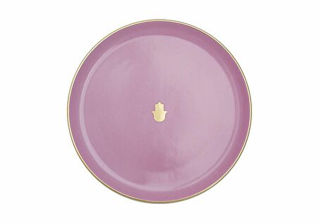 Porland Glamorous Serisi 20cm Düz Tabak Pembe