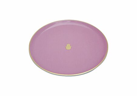 Porland Glamorous Serisi 20cm Düz Tabak Pembe