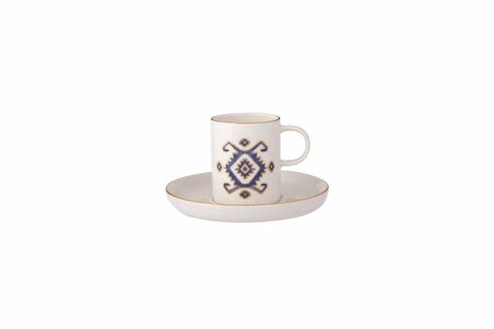 Porland Arabesque Desen5 Kahve Takımı 12 Parça 04ALM006539