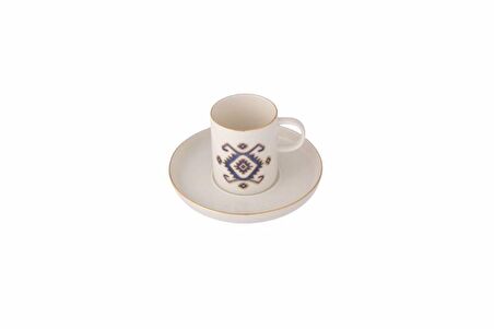 Porland Arabesque Desen5 Kahve Takımı 12 Parça 04ALM006539