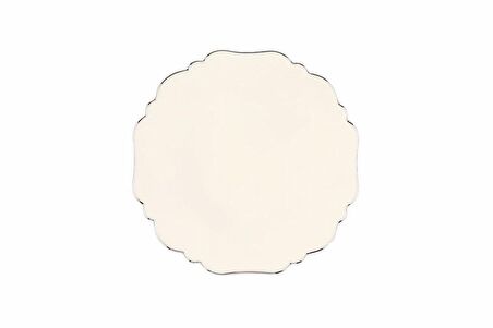 Porland Tide Platin Düz Tabak 21 cm 04ALM007285