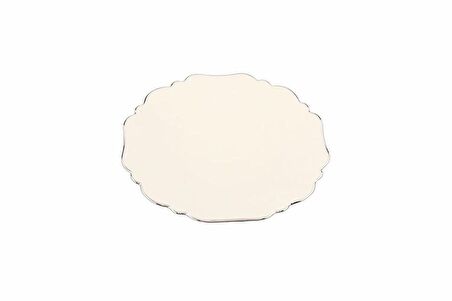 Porland Tide Platin Düz Tabak 21 cm 04ALM007285