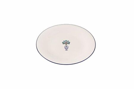 Porland Vaso Piccolo Desen5 Düz Tabak 17 cm 04ALM008043