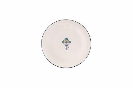 Porland Vaso Piccolo Desen6 Düz Tabak 17 cm 04ALM008045