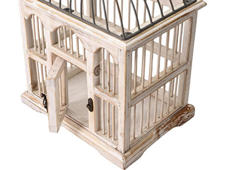Porland Bird House Beyaz Dekoratif Obje 26x19x38 cm 04STY009881