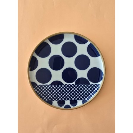 Porland SPOTTY Desen3 Düz Tabak 20cm