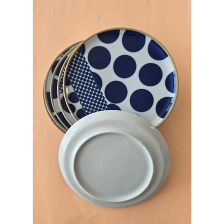 Porland SPOTTY Desen3 Düz Tabak 20cm