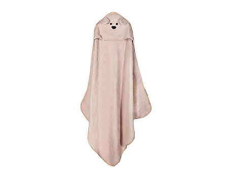 PORLAND STY BEAR KAPÜŞONLU BEJ ÇOCUK HAVLU 100X100 