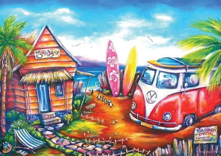 Art Puzzle Sörf Kampı 260 Parça Puzzle