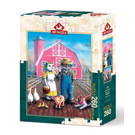 Art Hayvanlar 260 Parça Çocuk Puzzle