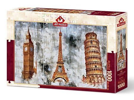 Art Şehir / Yapı 1000 Parça Yetişkin Puzzle