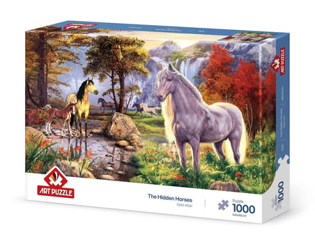 Art Puzzle Saklı Atlar 1000 Parça Puzzle