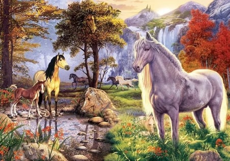 Art Puzzle Saklı Atlar 1000 Parça Puzzle