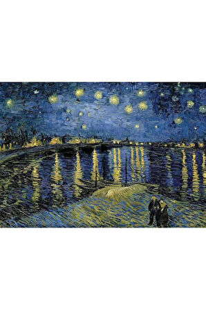 Art Puzzle Yıldızlı Gece 2, Vincent Van Gogh - 1000 Parça 5249