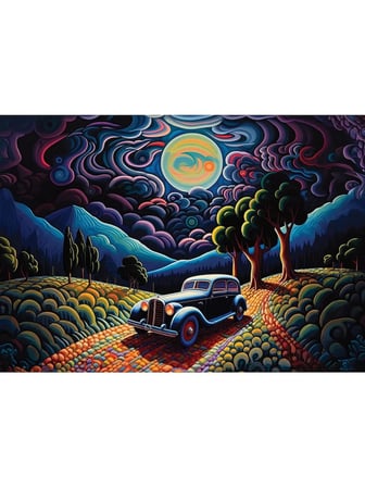 Art Puzzle Transilvanya'Da Bir Gece - 1000 Parça 5255