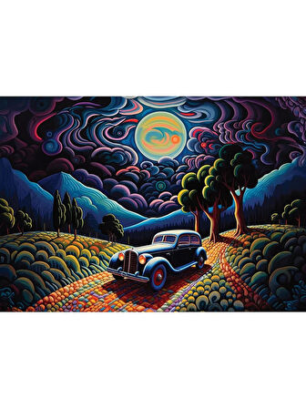 Art Puzzle Transilvanya'Da Bir Gece - 1000 Parça 5255