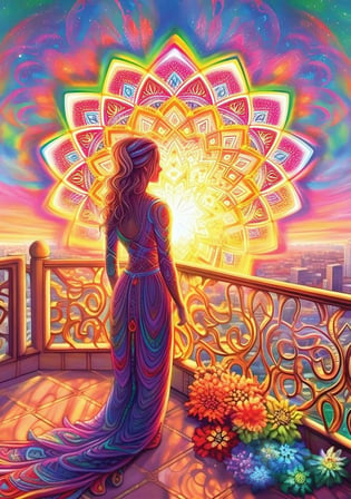 Art Puzzle Yaşam Çiçeği - 1000 Parça 5257