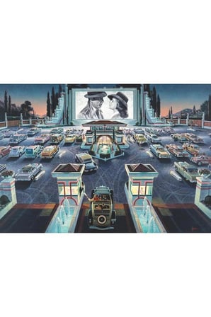 Art Puzzle Açık Hava Sineması - 1000 Parça 5270