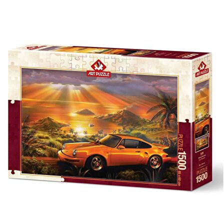 Art Puzzle 1500 Parça Puzzle Sarı Porsche 5406