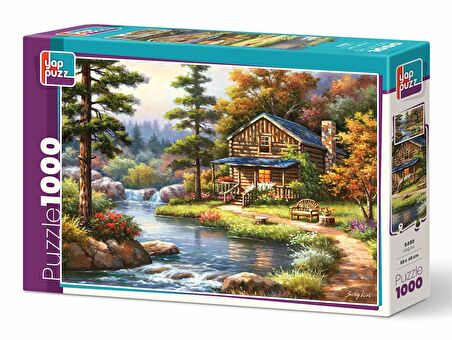 Yappuzz Dağ Evi 15+ Yaş Küçük Boy Puzzle 1000 Parça