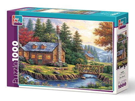 Yappuzz Tahta Köprü 15+ Yaş Küçük Boy Puzzle 1000 Parça